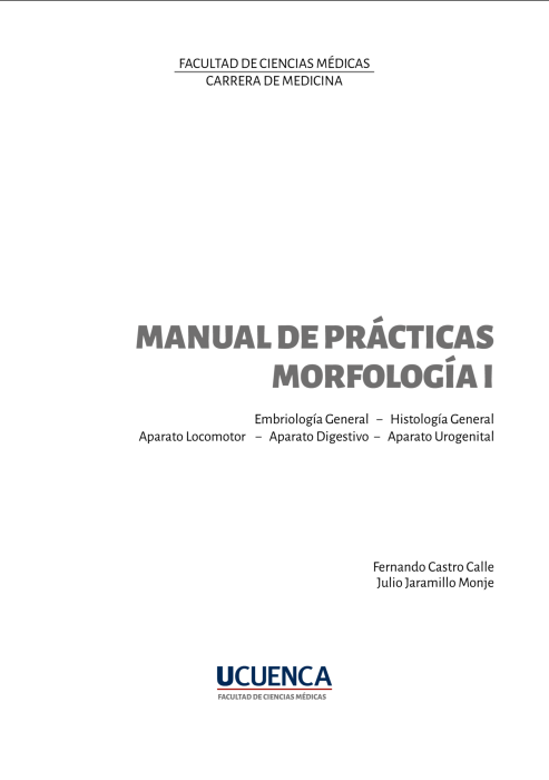 Manual prácticas Morfología I - UCuenca